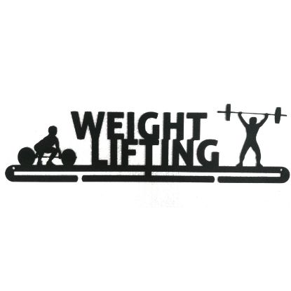 Picture of Weight Lifting Medal Hanger