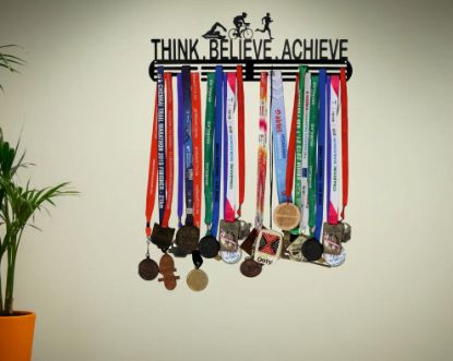 Picture of Think Believe Achieve Medal Hanger - Medium