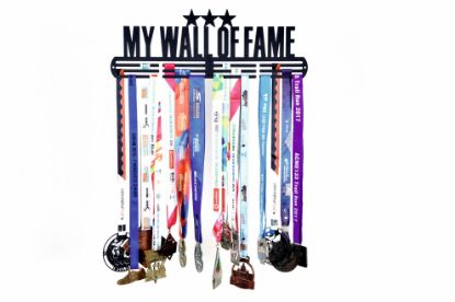 Picture of Wall of Fame 3 Stars Metal Medal Hanger - Medium