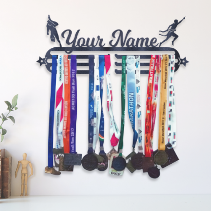 Picture of Personalized Medal Hanger - Medium