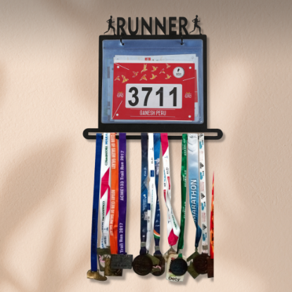 Picture of Runner Medal Hanger & Race Bib Display Unit
