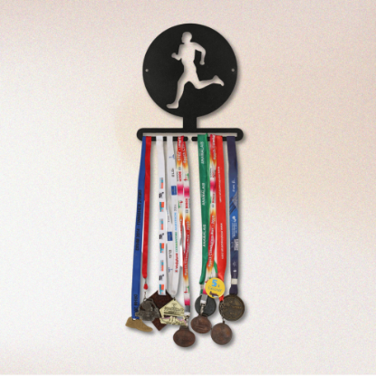 Picture of Runner Art Medal Hanger