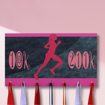 Picture of 10k 21k Women Medal Collection Hanger