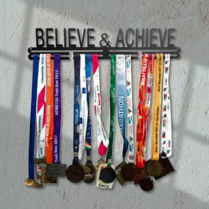 Picture of Believe & Achieve Medal Hanger