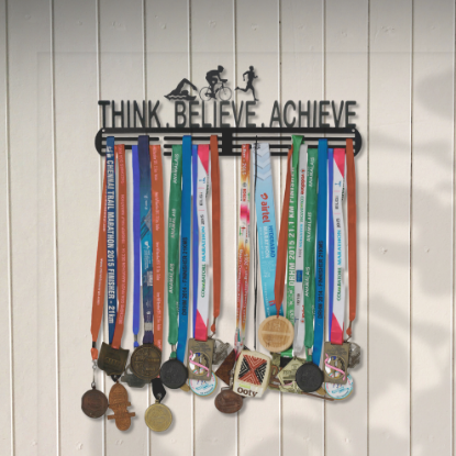 Picture of Think Believe Achieve Medal Hanger - Medium